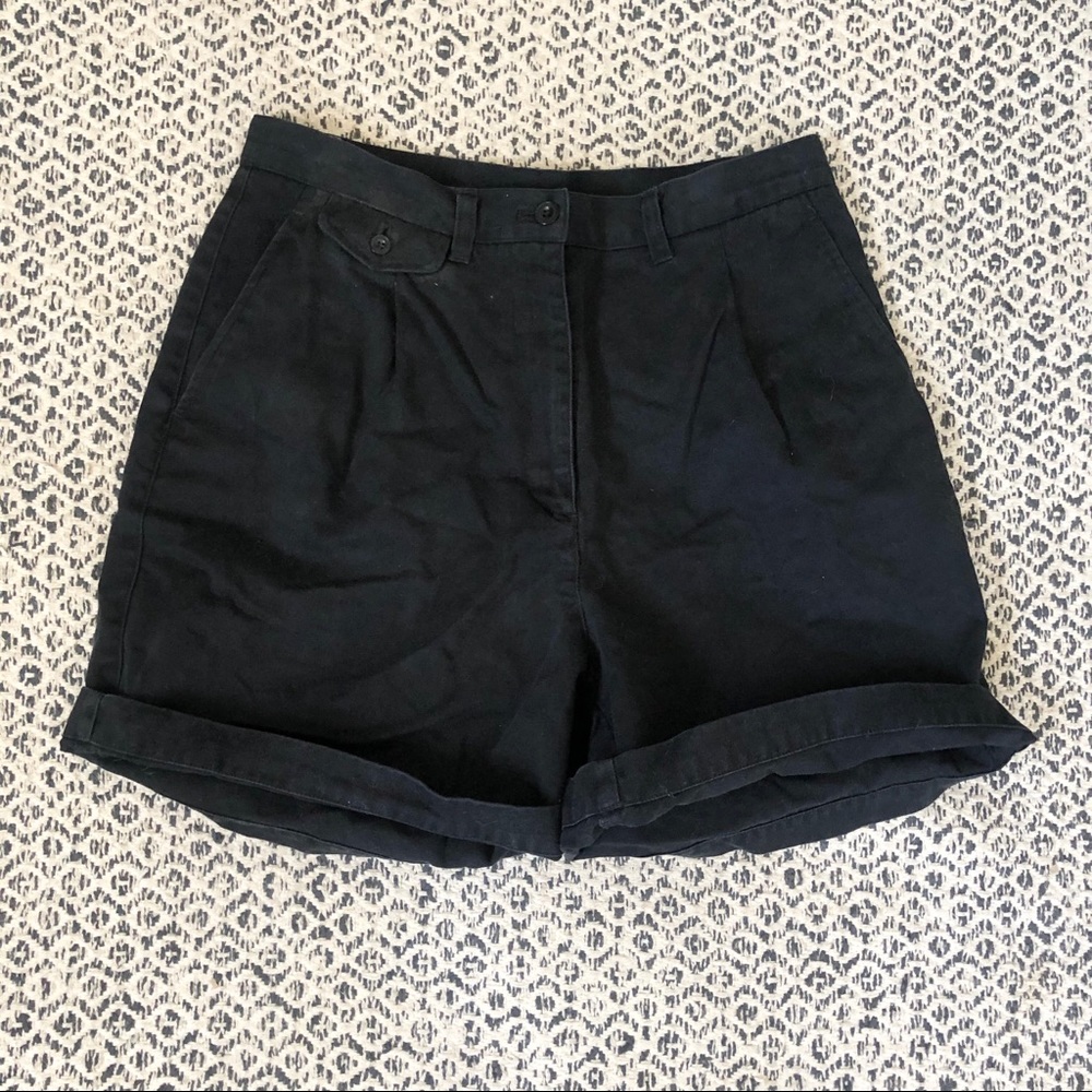 Lauren Ralph Lauren High Waisted Pleated Shorts